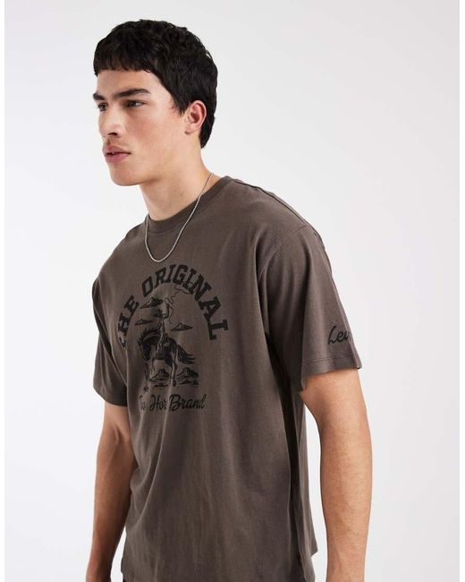 Levi's Brown Vintage Graphic T-shirt for men