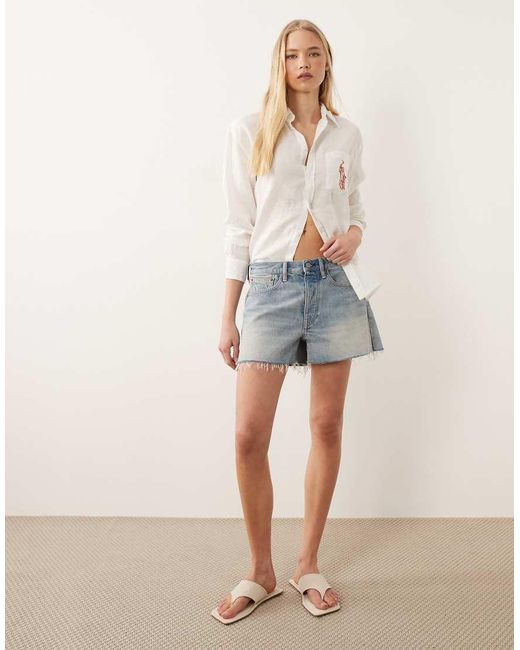 Polo Ralph Lauren White Linen Sport Shirt