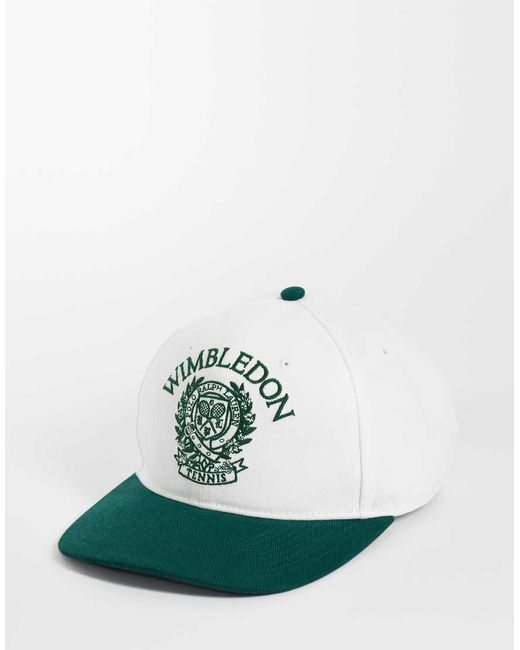 Polo Ralph Lauren Green Wimbledon Capsule Embroidered Crest Script Logo Cap for men