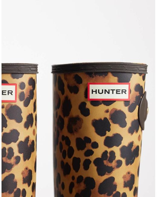 Hunter Brown Original Tall Wellington Boot