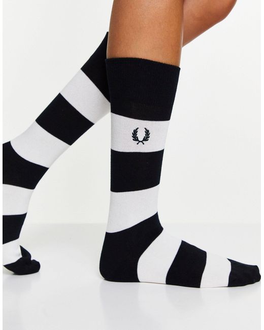 Fred Perry Black Stripe Socks
