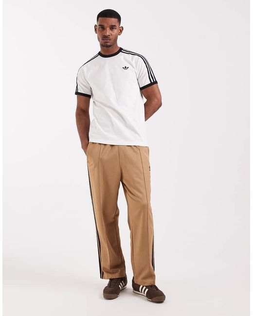 Adidas Originals White Three Stripe T-Shirt