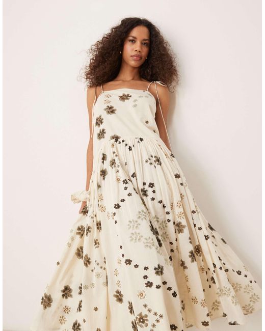 ASOS Natural – maxikleid
