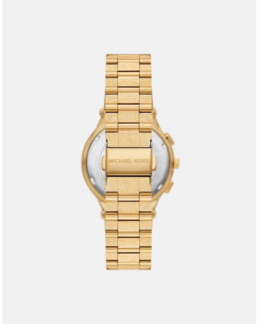 Michael Kors Metallic – billie – damen-chronograph aus em edelstahl