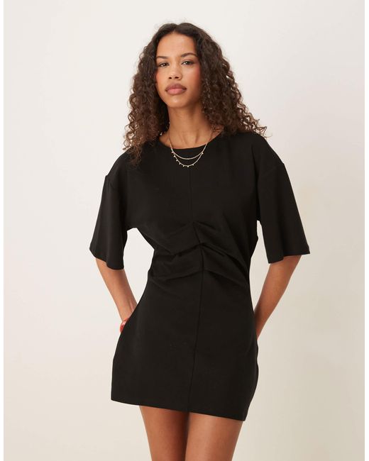 ASOS Black – t-shirt-minikleid
