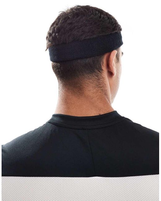 Fascia Nera Classica Con Logo di Nike in Black da Uomo