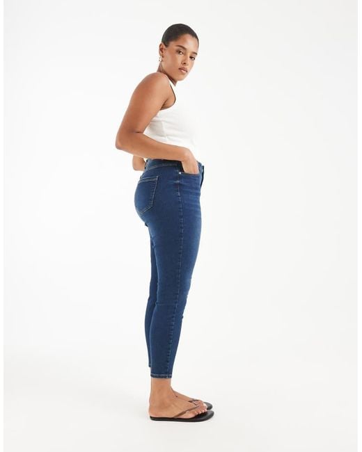 Vero Moda Blue High Waist Skinny Jeans