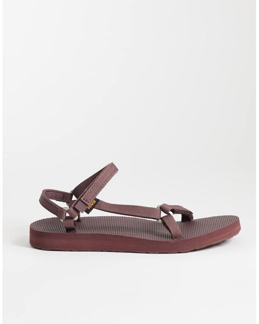 Teva Brown Original Universal Slim Sandals