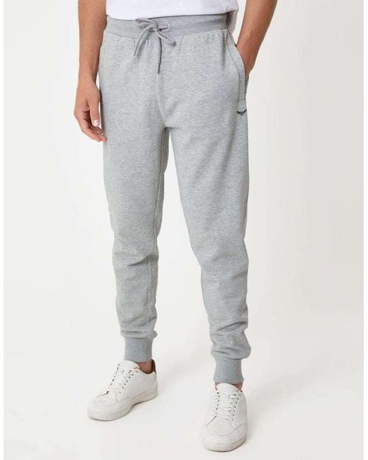 Threadbare White Regular Fit Joggers for men