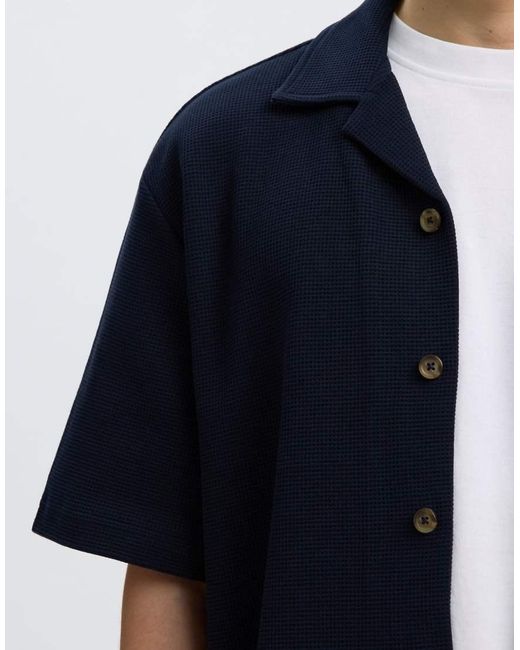 SELECTED Blue Overshirt for men