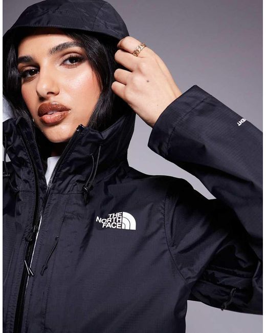 The North Face Blue Alta Vista Packable Waterproof Jacket