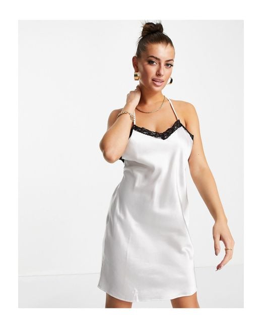 white night slip dress