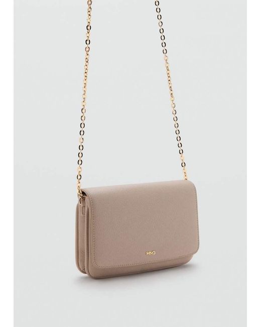 Mango White Classic Cross Body Bag