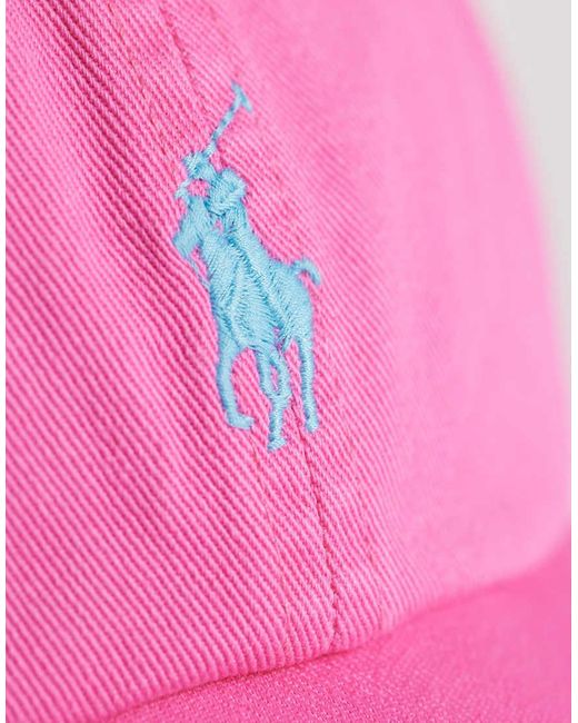 Polo Ralph Lauren Pink Icon Logo Baseball Cap