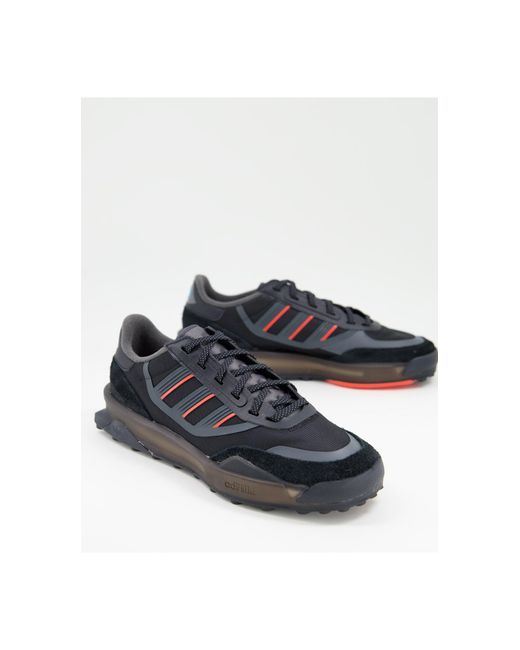 Adidas Originals Black Modern Indoor Trainers for men