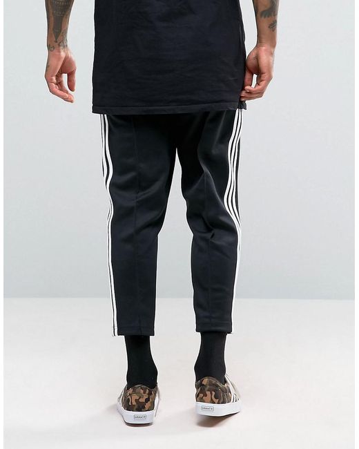 adidas Originals Sst Relax Cropped Joggers In Black Bk3632 for Men | Lyst  Canada