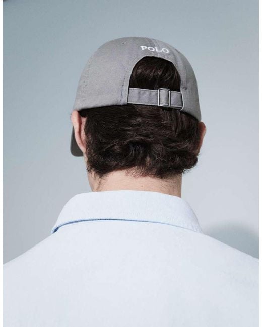 Polo Ralph Lauren Gray Icon Logo Baseball Cap for men