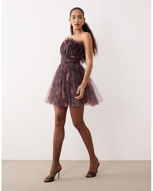 lace and beads tulle mini dress Orion Mini Dress in Powder Pink from Lace & Beads exclusive at  Urbanheer