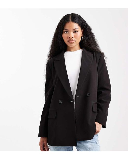 Miss Selfridge Black Oversized Blazer