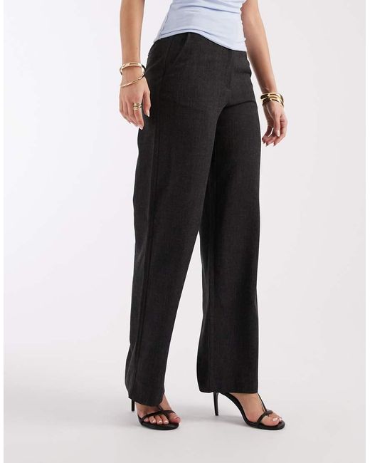 Vero Moda Black High Waist Wide Leg Trouser