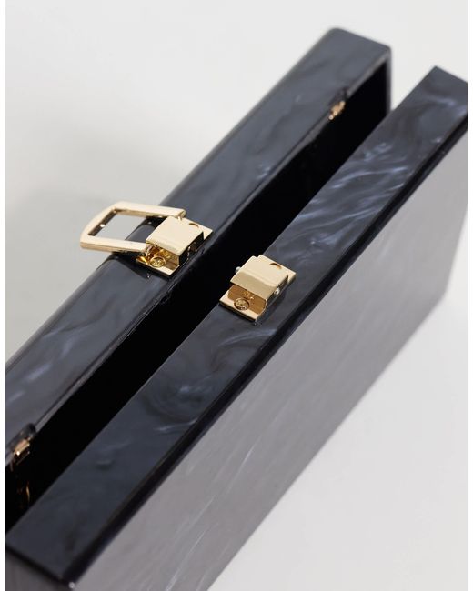 ASOS Blue Hard Case Clutch