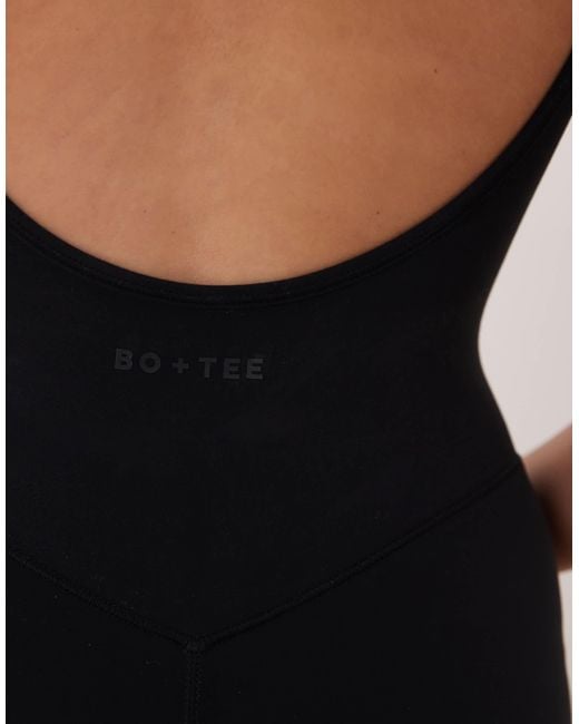 BO+TEE Black Bo+tee Low Back Jumpsuit