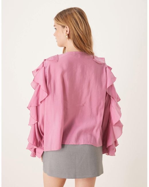 Sister Jane Pink Dream Ruffle Blouse
