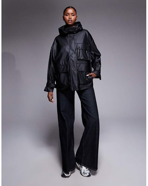 Barbour Blue Tika Hooded Showerproof Jacket