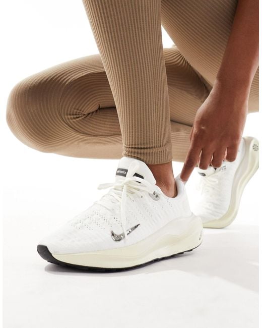Nike White – react infinity run 4 – sneaker