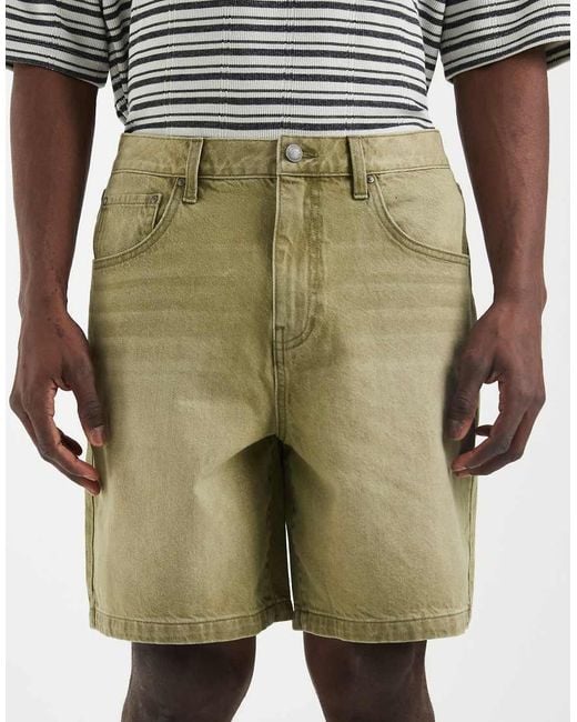 ASOS Gray Mid Length Jorts for men