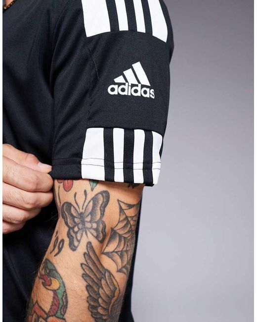 Adidas Originals Black Adidas Football Squadra 21 T-shirt for men