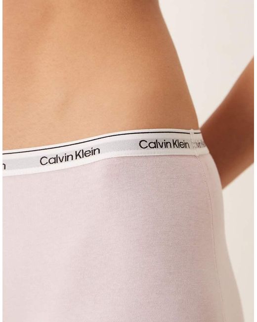 Calvin Klein Pink Icon Logo Boy Shorts