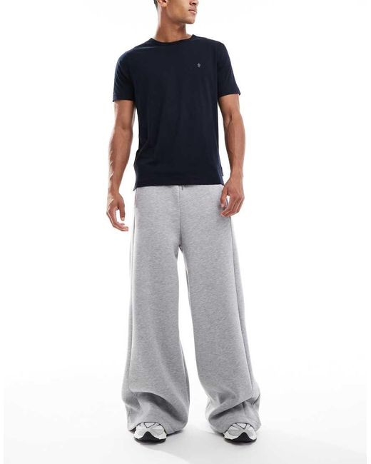French Connection Blue 5 Pack Cotton Crew Neck Short Sleeve T-Shirts for men