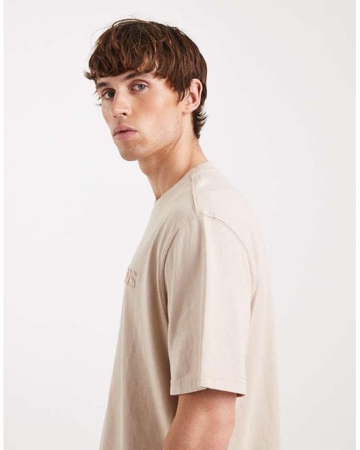 Tommy Hilfiger Natural Lifted Classic Centre Logo T-Shirt for men