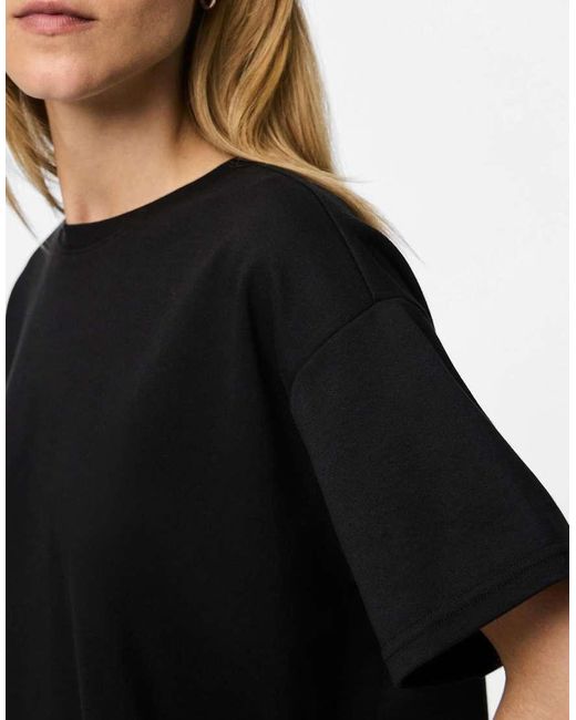 Pieces Blue Oversized T-Shirt