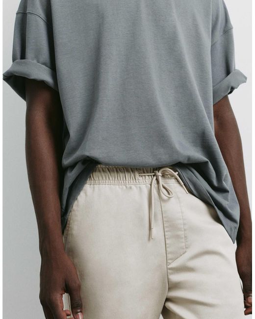 Pantalon Pull&Bear pour homme en coloris Gray