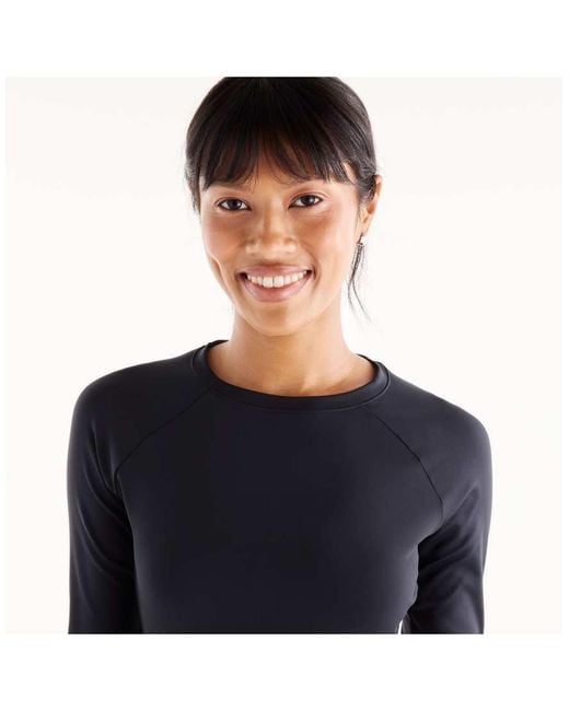 New Balance Blue Ac Fitted Long Sleeve
