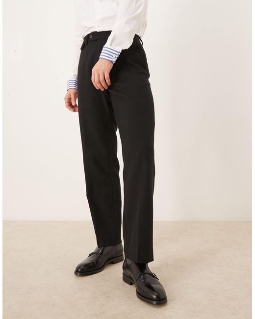Mango – budapester aus 100% leder in Black für Herren