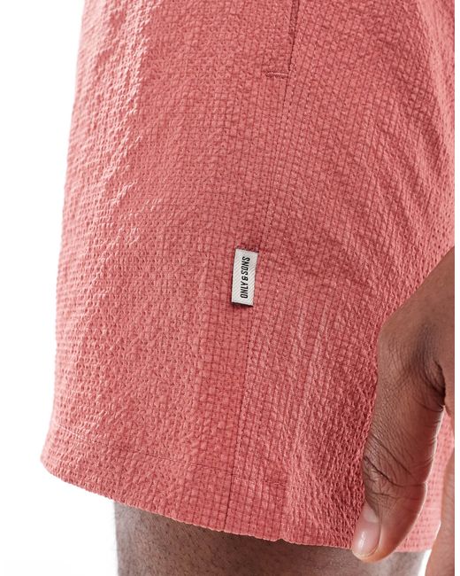 Short Only & Sons pour homme en coloris Red