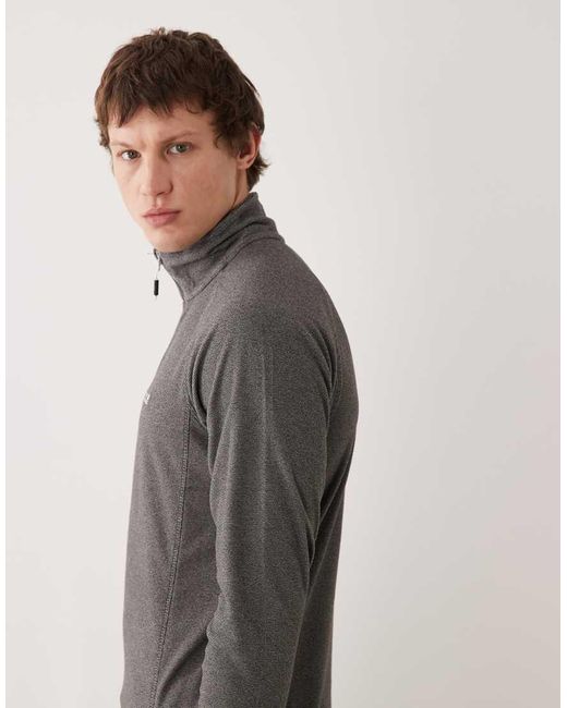Regatta Gray Montes Lightweight Half Zip Fleece for men