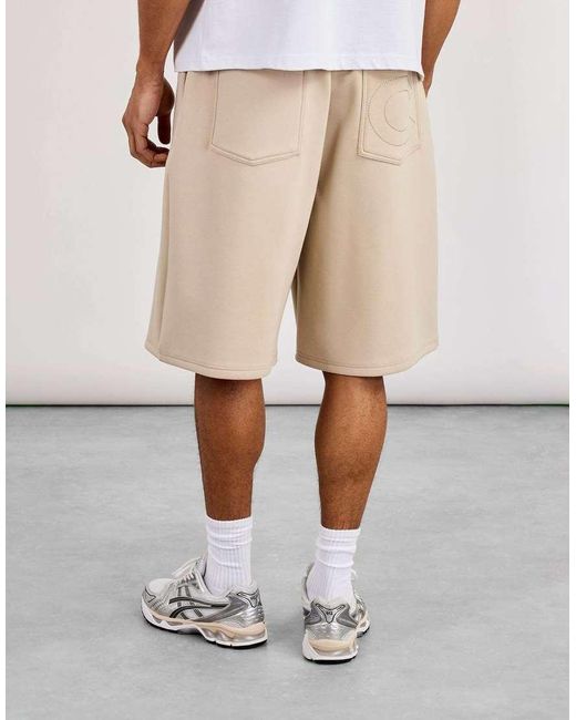 CERNUCCI Natural Double Knit Jort for men