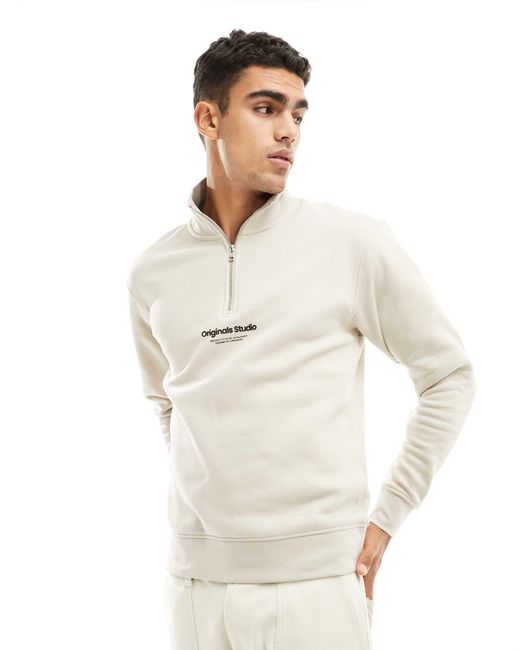 Jack & Jones – sweatshirt in White für Herren