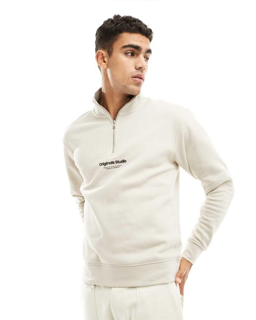 Jack & Jones – sweatshirt in White für Herren