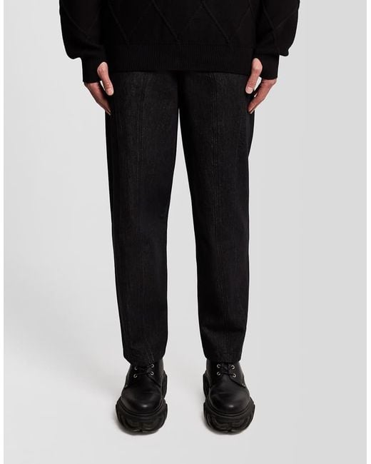 Lyle & Scott Black Trousers Ls X Arun Rose Denim for men