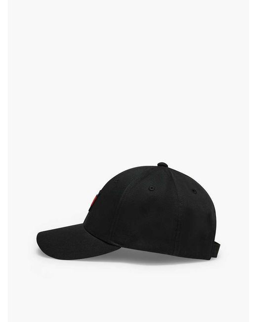 Tommy Hilfiger Black Kids' Flag Logo Six-Panel Baseball Cap