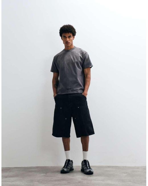 Aape By A Bathing Ape Black Aape By A Bathing Ape Oversized T-shirt for men