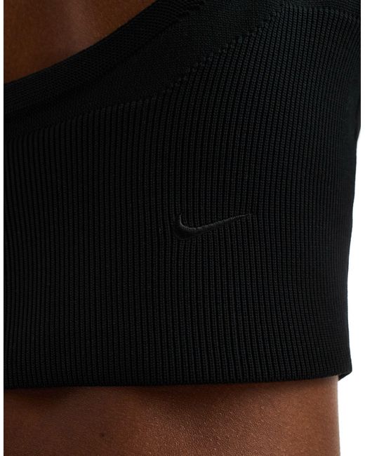 Nike Black Chill Knit 3/4 Zip Top