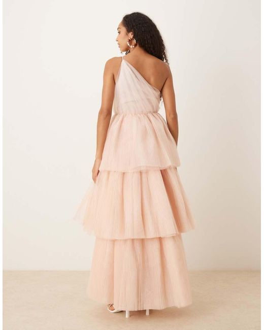 True Decadence Natural V Neck Maxi Dresses