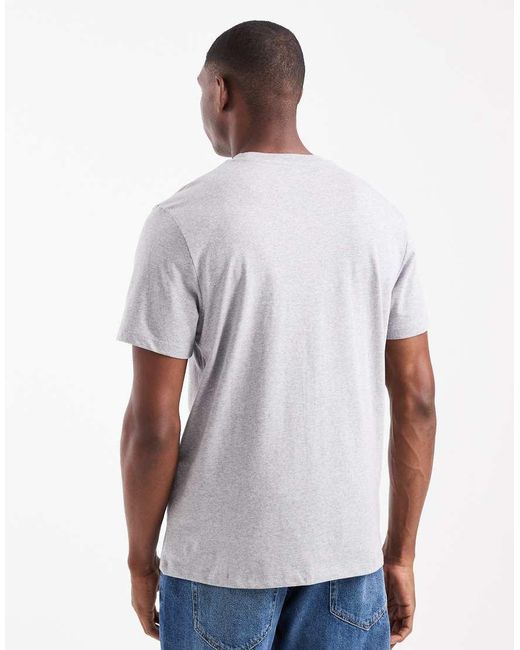 ASOS Gray Essentials T-shirt With Regular Fit for men