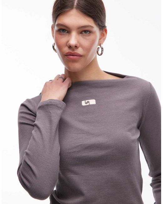 laagam Purple Emory Long Sleeve T-shirt